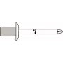 Rivetto cieco GESIPA 4×8,0 mm Al/A2 CAP Standard, 500 pz.