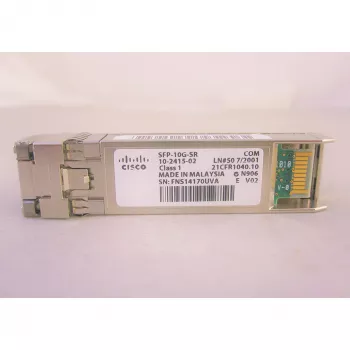 Cisco Ricetrasmettitore SFP+ - Mini-GBIC - DOM - 10GBase-SR - fibra ottica multimodale - 850 nm - Dual LC/PC - portata fino a 300 m
