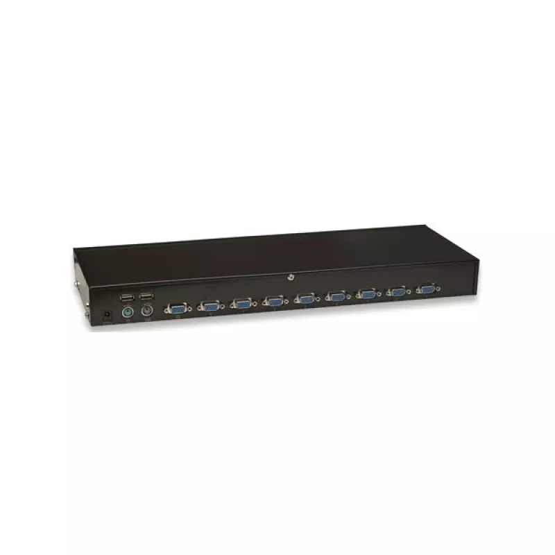 Intellinet switch KVM rackmount 8 porte, combo USB + PS/2, on-screen display, cavi inclusi (spina Euro 2 pin)