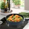 Padella Maestro MR-1205-28 con coperchio, 28 cm, nero