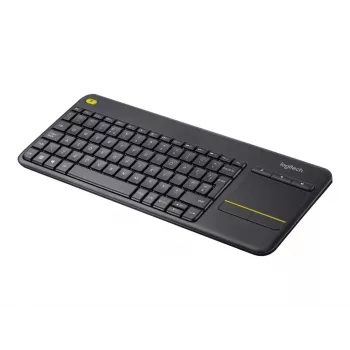 Logitech Wireless Touch Keyboard K400 Plus Mini QWERTZ nero