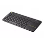 Logitech Wireless Touch Keyboard K400 Plus Mini QWERTZ nero