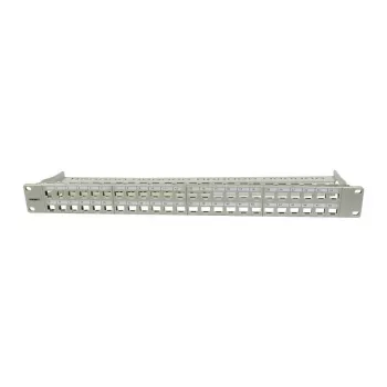 Synergy 21 S216339 Patch panel Keystone 19" per 48 moduli, 1U, grigio chiaro