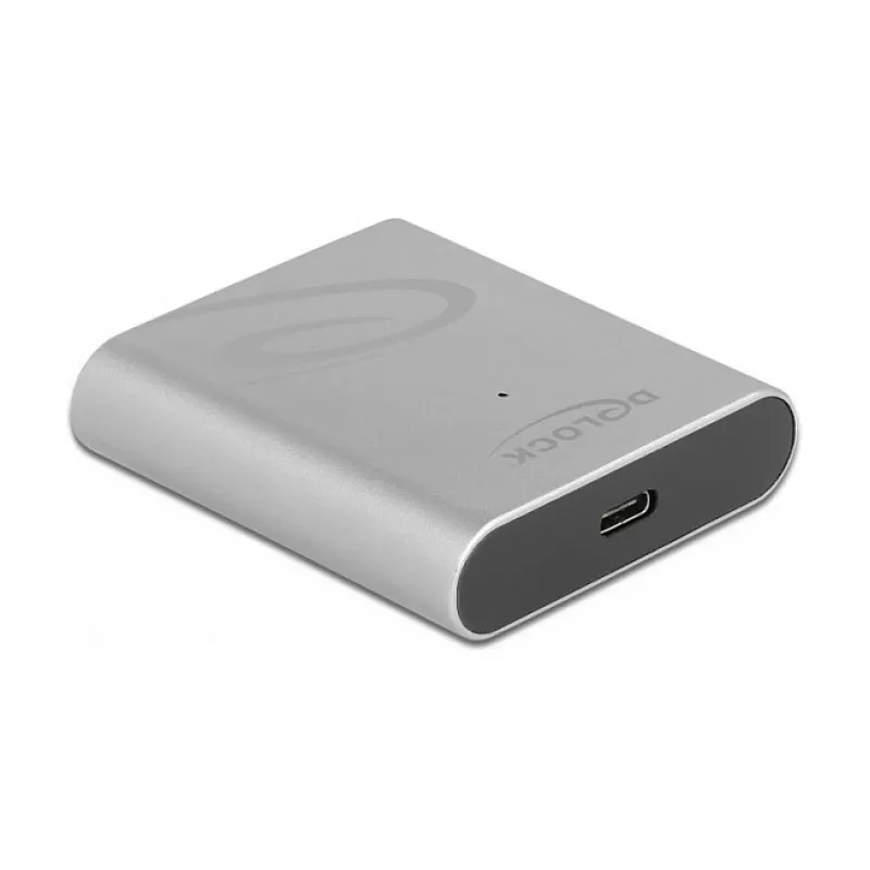 Lettore di schede DeLOCK 91751 USB 3.2 Gen 1 Type-C argento