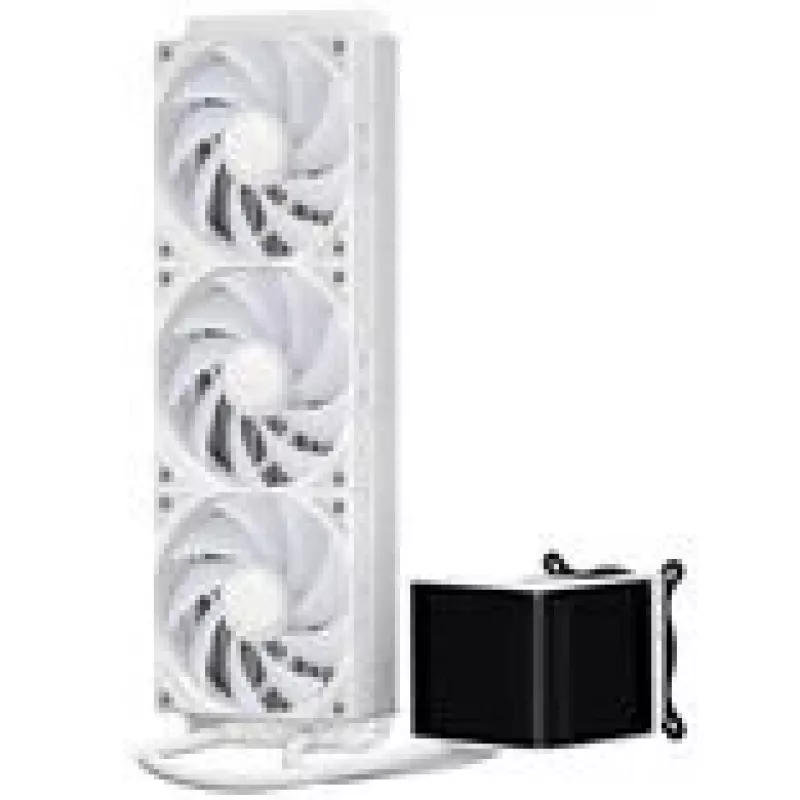 Lian Li O11 Vision Compact + TRYX PANORAMA SE ARGB Complete Liquid Cooling - bianco, 360 mm