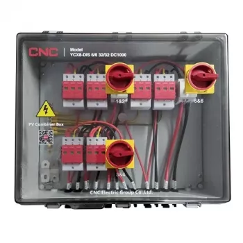 Quadro combinatore fotovoltaico CNC NV822324 DC 6in-6out IP66