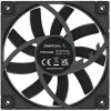 Ventola per case slim PWM da 120 mm DeepCool FT12 slim – nera, design low-profile, controllo PWM