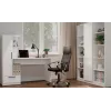Set scrivania + libreria Cosmo, bianco
