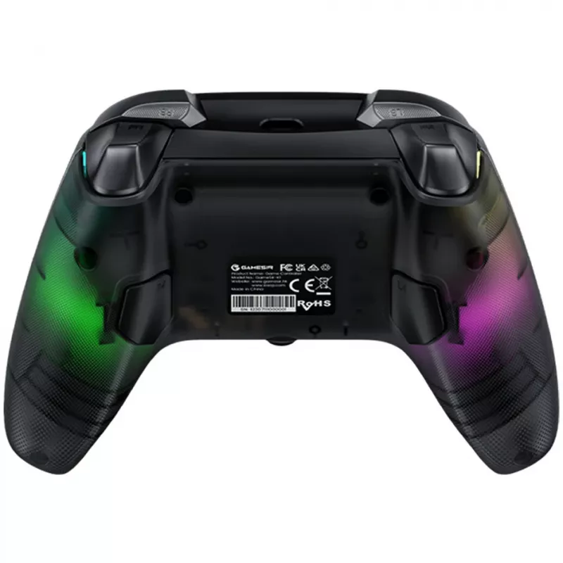GameSir gamepad Kaleid nero trasparente con filo USB Type-C per Xbox One / Xbox Series X / Series S, cavo 3 m