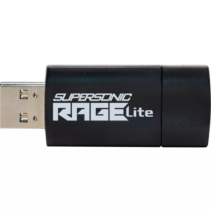 Chiavetta USB PATRIOT Rage Lite 512GB 120 MB/S USB 3.2 retrattile nero (PEF512GRLB32U)