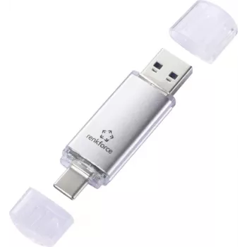 Renkforce RF-USBOS-220 chiavetta USB 32 GB argento RF-6684362 USB-A, USB-C® (RF-6684362)