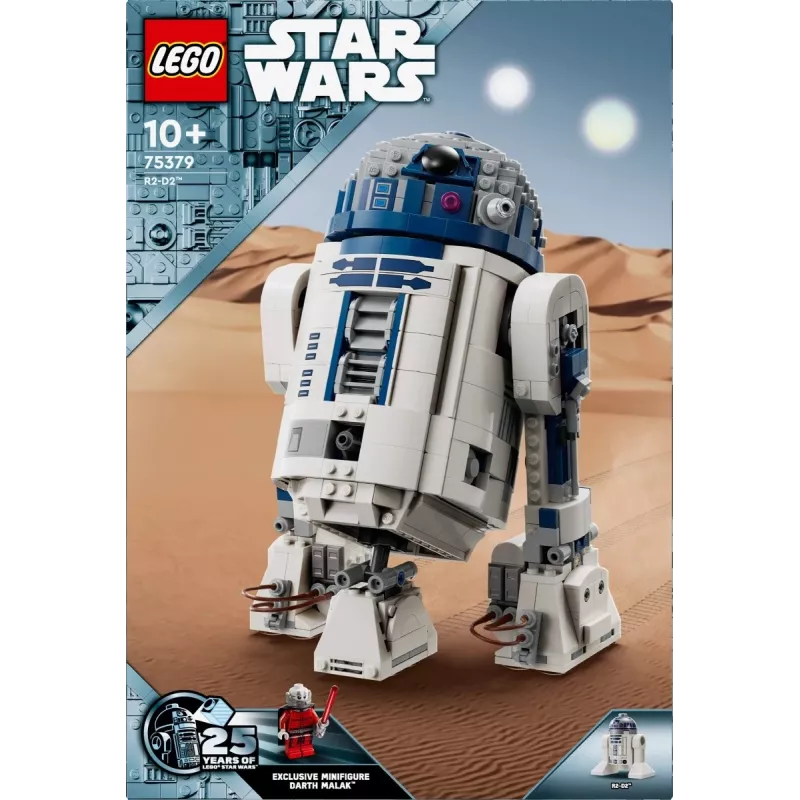 LEGO Star Wars 75379 R2-D2 set di costruzione con minifigure di Darth Malak, 1050 pezzi, 10+