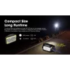Torcia frontale Nitecore NU30 — torcia frontale LED compatta e portatile, fino a 500 lumen, più livelli di potenza, modalità luce rossa