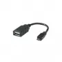 ROLINE Cavo USB 2.0, USB 2.0 Type Micro B - tipo A FE, OTG 0,15 m (11.02.8311)