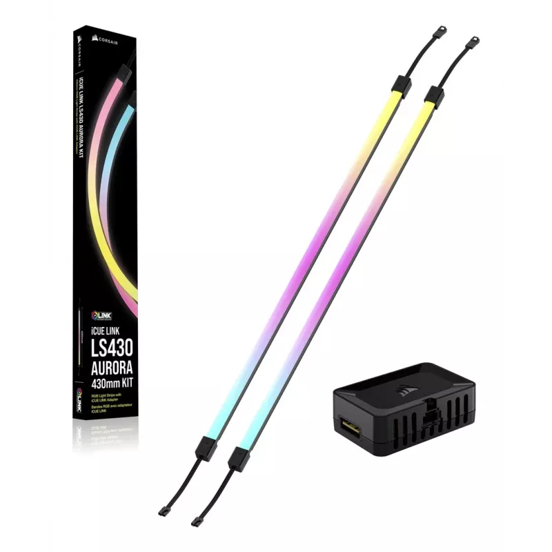 Corsair iCUE LINK LS430 Aurora RGB kit striscia luminosa, 430 mm, nero