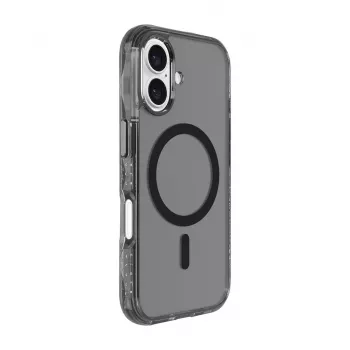 Cover LAUT CRYSTAL MATTER X per iPhone 16 Serie trasparente nero