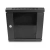 DeLOCK 43417 Armadio di rete da 10 pollici 6U con porta in vetro, nero