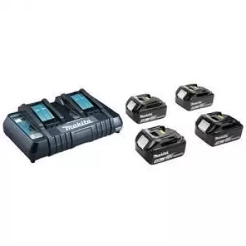 MAKITA alimentatore KIT 18V (BL1850Bx4+DC18RD) MAKPAC