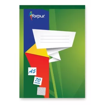 Quaderno, fogli rimovibili, Forpus, A5/70, a quadretti 0723-002