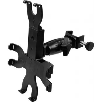 Supporto per tablet per aste microfono Omnitronic PD-2 design regolabile per tablet e iPad, modello 6000628H