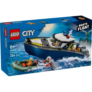 LEGO CITY 60456 Inseguimento con motoscafo della polizia