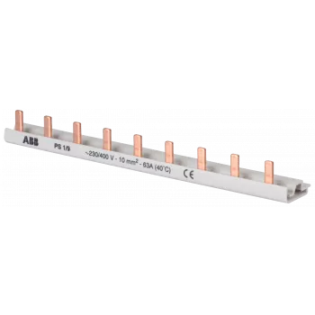 ABB barra collettrice monofase PS1/9 pro M compact 9 moduli chiusa PS1/9 (2CDL210001R1009)