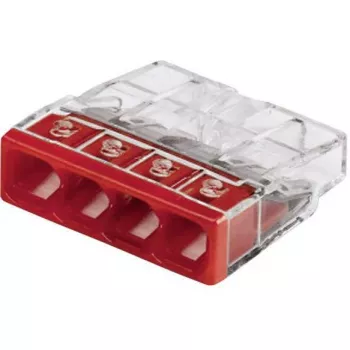 Connettore a morsetto Wago 4 poli 0,5–2,5 mm² 24 A 400 V