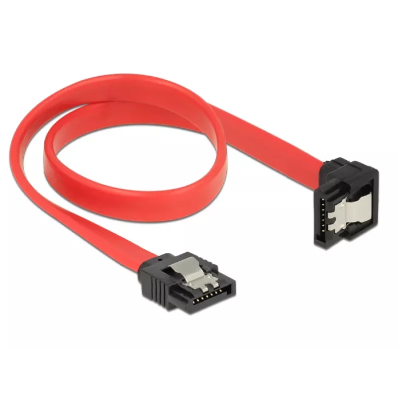 Cavo SATA DeLOCK 83978 0,3 m SATA 7 pin nero rosso
