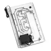 Bitspower Sedna O11DS distroplate per LIAN LI O11 Dynamic Mini, ARGB, trasparente