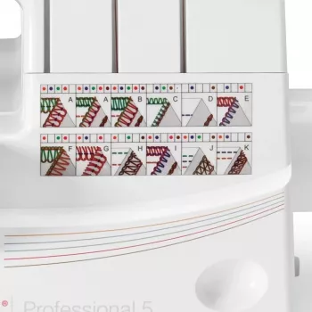 Macchina da cucire overlock Singer 14T968, corrente elettrica, bianco