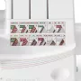 Macchina da cucire overlock Singer 14T968, corrente elettrica, bianco