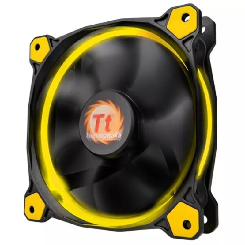 Thermaltake Riing 14 LED Ventola per case 140mm nero/giallo