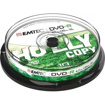 DVD-R Emtec ECOVR471016CB 4,7 GB 16x 10 pz.