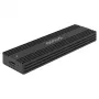 Case per SSD SAVIO AK-84 nero per unità M.2, USB 10 Gbit/s (Type-A / Type-C), alluminio + ABS