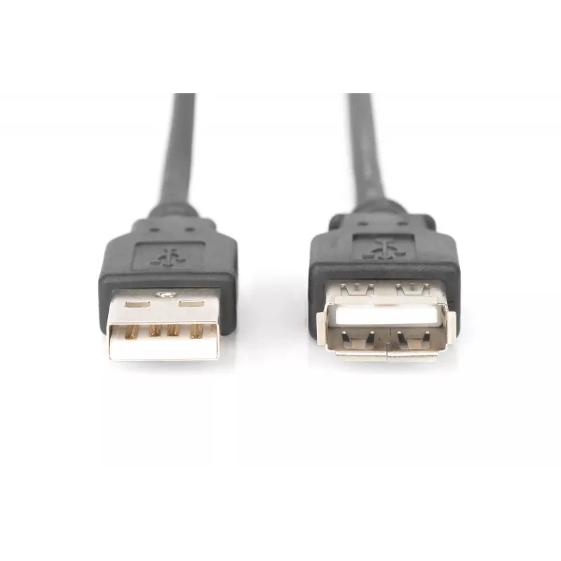Digitus - prolunga USB - USB Type-A, 4 poli (M) - USB Type-A, 4 poli (F) - 3,0 m (USB / USB2.0) - nero (AK-300202-030-S)