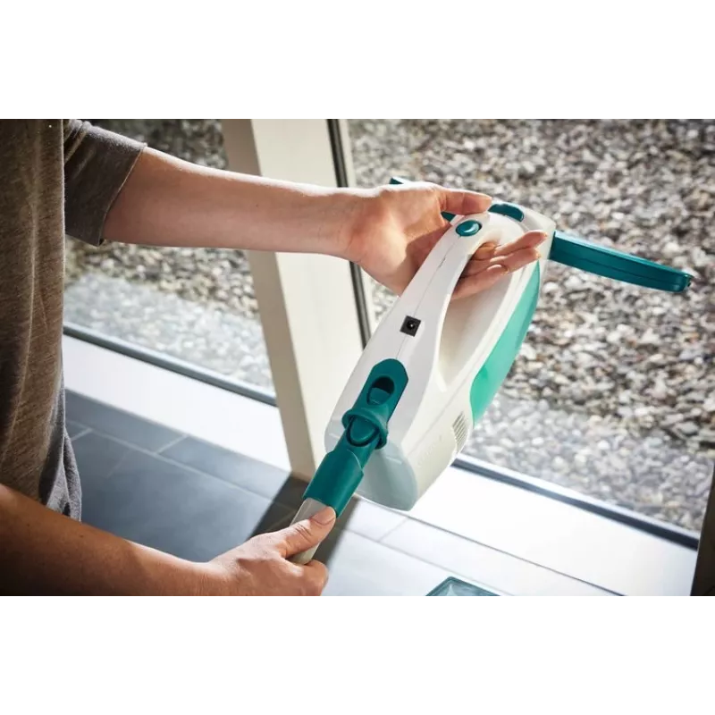 Leifheit puliscivetri Window Vacuum Glass Cleaner Dry&Clean con manico e spazzola 51003