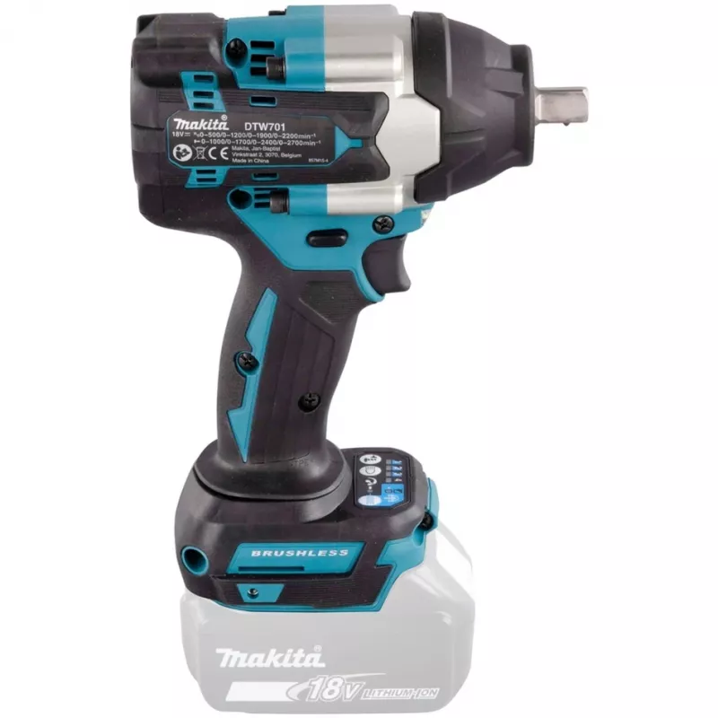 Makita DTW701Z avvitatore a impulsi a batteria 2700 giri/min nero, blu