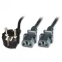Microconnect PE011330 cavo di alimentazione nero 3 m 2 x connettore femmina C13