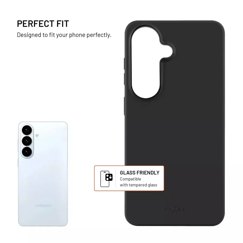 Fixed MagFlow | Cover posteriore | Samsung | Galaxy S26 | silicone liquido | nero