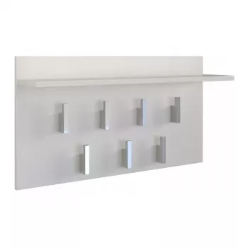 Appendiabiti Top e shop WIESZAK 2F BIEL MAT, truciolare, 7 ganci, 700×200×400 mm