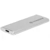 Transcend ESD240C - SSD - 480 GB - esterno (portatile) - M.2 - USB 3.1 Gen 2 (connettore USB-C) - argento