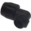 Raccordo a vite Alphacool HF TPV metallo - 90° orientabile 12,7/7,6 mm - nero (17455)