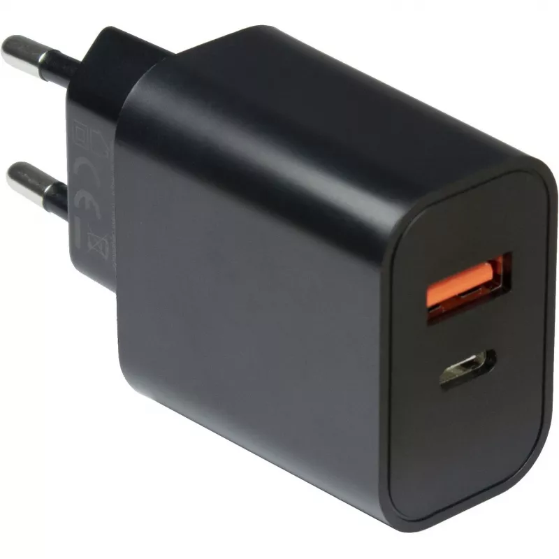 Caricabatterie Inter-Tech PD-2120 smartphone nero AC ricarica rapida per interni