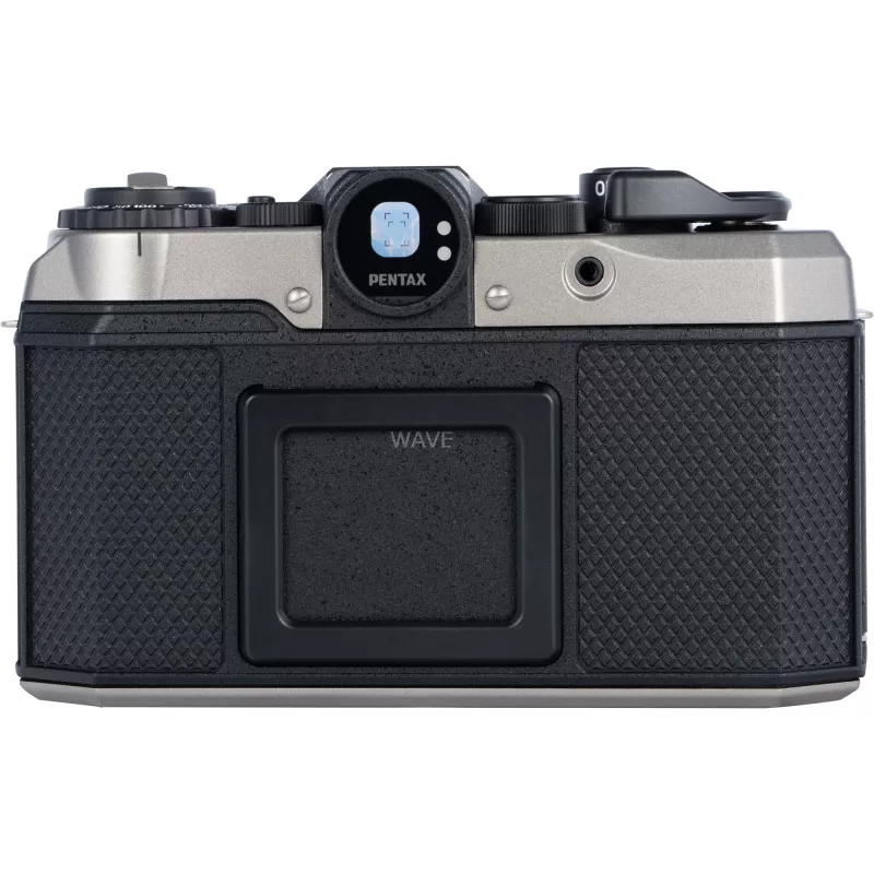Pentax 17 fotocamera a pellicola, nero/argento