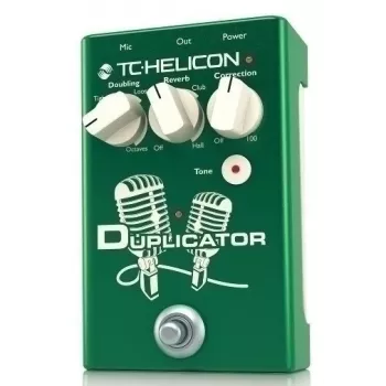 Correzione riverbero e doubling TC-Helicon Duplicator 000-DDX00-00010 – dispositivo per effetto doubling e riverbero vocale