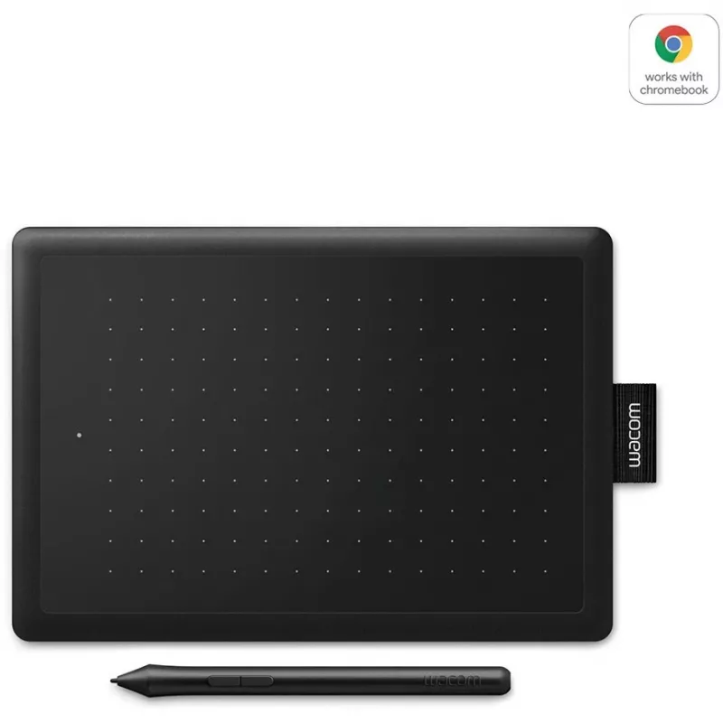Wacom One by Small - con filo - 152 x 95 mm - USB - penna - 133 punti al secondo - Windows 10, Windows 10 Education, Windows 10 Education x64, Windows 10 Enterprise, Windows 10... (CTL-472-S)