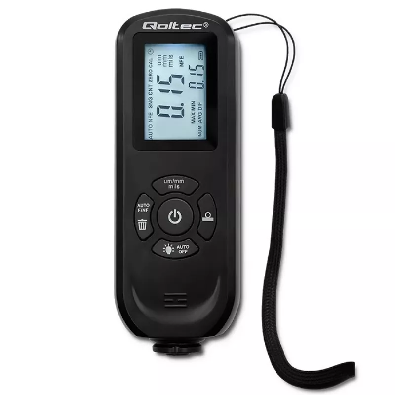 Misuratore di spessore di rivestimento QOLTEC 50646 LCD 0–2000 µm