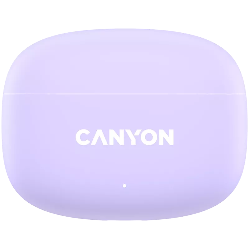 Canyon TWS-9 CNS-TWS9P cuffie – True Wireless – Bluetooth 5.4 – In-Ear – 6h + 30h di autonomia – custodia di ricarica USB-C – controllo touch – viola