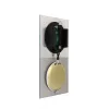 NeXtime orologio 3028 OP, 16x30,2 cm, da parete, vetro, argento