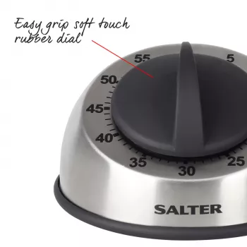 Timer da cucina meccanico Salter 338 SSBKXR15